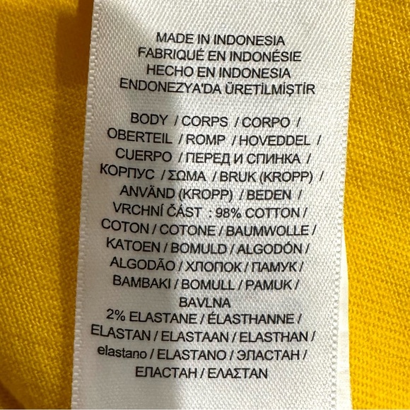 Polo Ralph Lauren High Rise Wide Leg Stretch Trousers Bright Yellow Size 8 - Picture 12 of 13